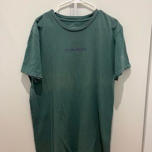 Quiksilver Green Short Sleeve Tee used